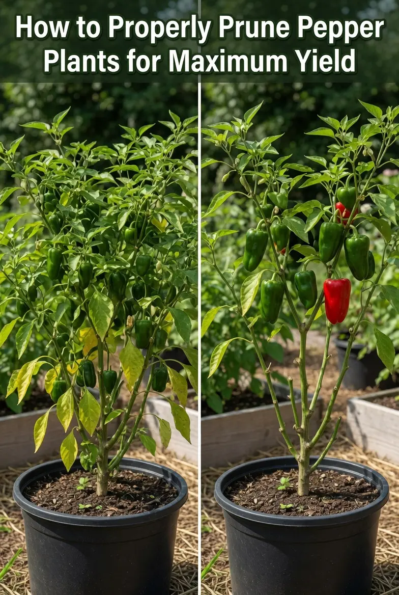 How to Properly Prune Pepper Plants for Maximum Yield - Fakake – Home ...
